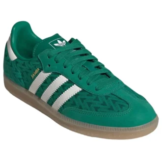 Adidas Samba „Bold Green off White Gold Metallic“