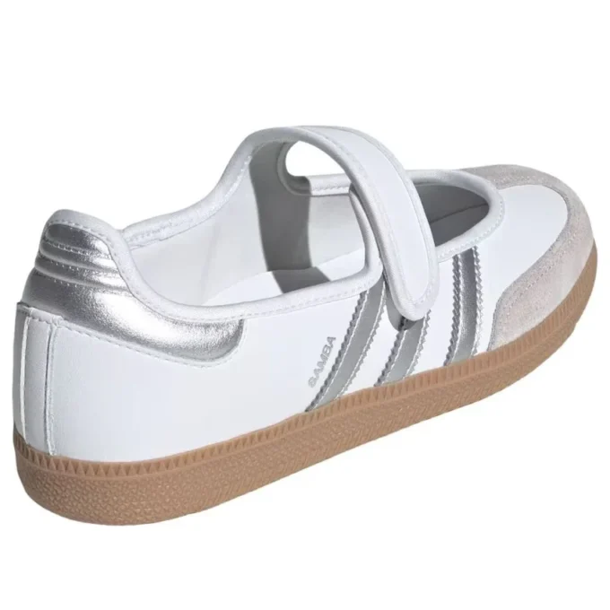 Adidas Samba Jane „White Silver Metallic“