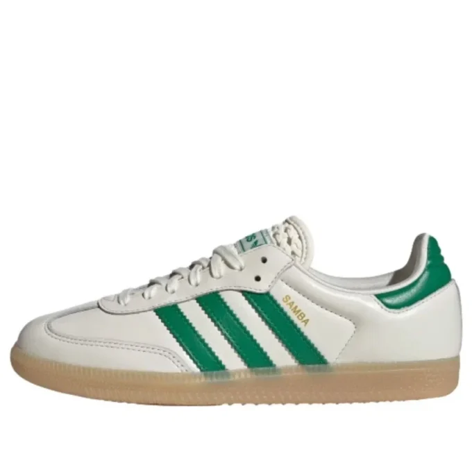Adidas Samba „off White Green Gold Metallic“