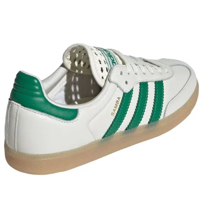 Adidas Samba „off White Green Gold Metallic“