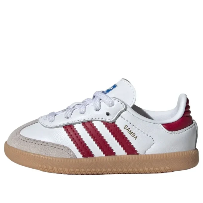 Adidas Samba OG „White Collegiate Burgundy Gum“