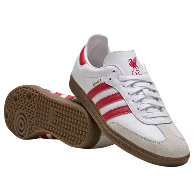 Adidas X Liverpool Fc Samba „White Strawberry Red Gum“