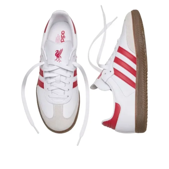 Adidas X Liverpool Fc Samba „White Strawberry Red Gum“