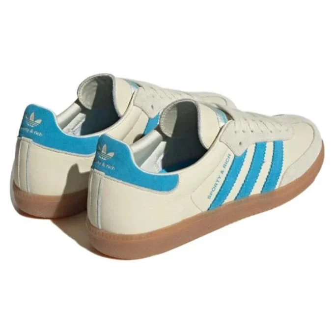 Adidas X Sporty & Rich Samba OG „Beige Blue“